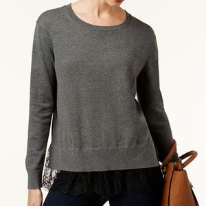 Michael Kors Lace Trim Sweater